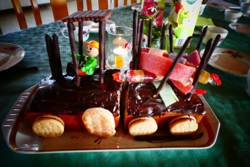 Kita Besuch für Storchennestbau